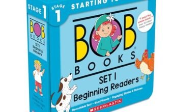 Bob Books – Set 1: Beginning Readers Box Set | Phonics, Ages 4 and up, Kindergarten (Stage 1: Starting to Read)
