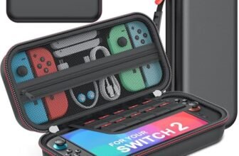 Spican Switch 2 Case Compatible with Nintendo Switch 2/Switch/Switch OLED, Switch Travel Carrying Case Hard Shell Protective Cases