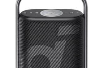 Soundcore Motion X500 Bluetooth Speaker with Spatial Audio, Hi-Res Sound, 3-Channel Audio, Upward Firing Driver, Ambient Light