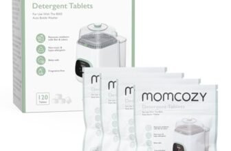 Momcozy Official Washing Block for Momcozy KleanPal Pro Baby Bottle Washer, 120 Detergent Tablets