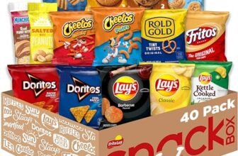 Frito-Lay Ultimate Classic Snacks Package, Variety Assortment of Chips, Cookies, Crackers, & Nuts, 0.56 ounces, (Pack of 40) (Packaging May Vary)