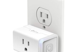 Kasa Smart Plug Mini with Energy Monitoring, Smart Home Wi-Fi Outlet Works with Alexa, Google Home & IFTTT, Wi-Fi Simple Setup, No Hub Required (KP115), White