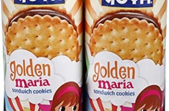 Goya Foods Golden Maria Sandwich Cookies, 5.10 Ounce (Pack of 8)