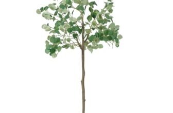 Artificial Eucalyptus Tree 5FT, Tall Fake Potted Plant with Nursery Pot, Faux Eucalyptus Tree for Home Office Decor, Indoor Decorative Artificial Plants for Living Room Bedroom