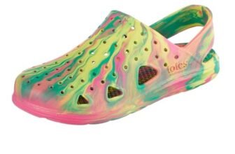 Totes Unisex-Child Everywear Lightweight Waterproof Contoured Splash and Play Clog Sandals, Multi-Strap, US 7-8 Unisex Little Kid