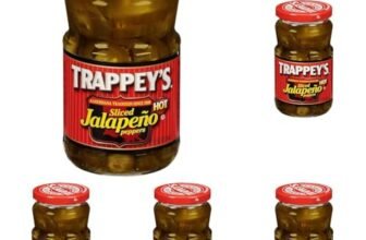 Trappey’s Sliced Jalapeno Peppers, 12 Ounce (Pack of 5)