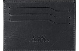 Otto Angelino Genuine Leather Ultra Slim Minimalist Cardholder Wallet – Unisex