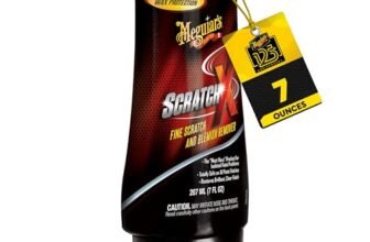 Meguiar’s ScratchX® 2.0, Rimuovi Graffi per Vernice Auto e Moto – Tecnologia Super Microabrasiva, Rimuovi Imperfezioni, Finitura Brillante, 207 ml, G10307EU