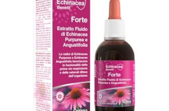 Echinacea Benefit Estratto Forte – supporta le naturali difese immunitarie e favorisce il benessere delle vie respiratorie, 50 ml