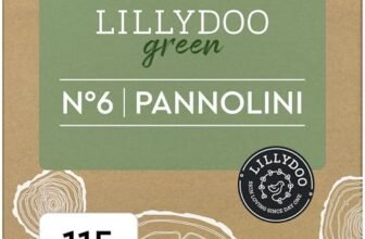 Pannolini a ridotto impatto ambientale LILLYDOO green, taglia 6 (13-18 kg), 115 pezzi