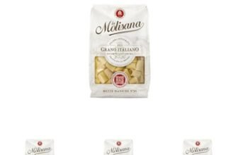 La Molisana, Mezze Maniche n. 38, Pasta da Solo Grano Italiano – Trafilata al Bronzo, Ruvida e Tenace con Eccellente Tenuta in Cottura – Confezione da 2000 g