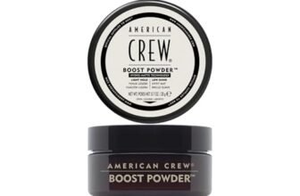 American Crew Boost Powder, Polvere Styling Volumizzante Uomo, Tenuta Leggera & Finish Opaco, Dona Corpo, Spessore e Volume ai Capelli, 20g