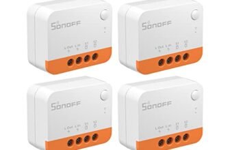 SONOFF ZBMINIL2 ZigBee Interruttore wireless (non richiede filo neutro) 4 Pack, interruttore intelligente ZigBee a 2 vie, compatibile con Alexa, Google Home, HA, richiede hub gateway ZigBee 3.0