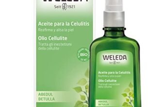Weleda Olio Cellulite Betulla, trattamento degli inestetismi della cellulite a base di foglie di betulla bio per una pelle visibilmente più liscia e morbida (1X100 ml)