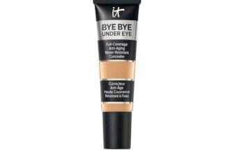 iT COSMETICS, Correttore Anti-età, ad Alta Coprenza e Waterproof, Formula con Peptidi, Collagene e Acido Ialuronico, Bye Bye Under Eye, Tonalità: Medium Tan 21.0, 12 ml