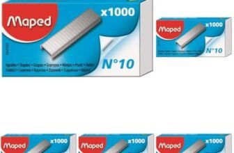 Maped Punti Per Cucitrice N°10 In Sc 1000 Pz (Confezione da 5)