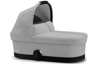 CYBEX Navicella Gold COT S, dalla nascita a circa 6 mesi (max. 9 kg), per CYBEX AVI Spin e Eezy S Twist +2, grigio nebbia