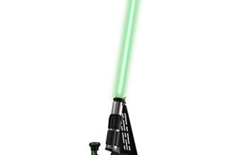 Star Wars Hasbro The Black Series, Spada Laser Elettronica Force FX Elite di Yoda, con luci a LED di Nuova Generazione ed Effetti sonori, dai 14 Anni in su