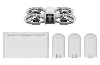 DJI Neo Combo Tre batterie, mini drone con fotocamera UHD 4K per adulti, 135g drone che vola da solo e ti segue, decollo dalla mano, tracciamento del soggetto, QuickShot, (senza radiocomando)