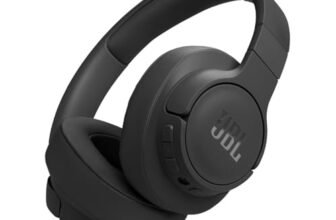 JBL Tune 770 NC Cuffie On-Ear Bluetooth Wireless, con Cancellazione Adattiva del Rumore, SmartAmbient, VoiceAware, JBL Pure Bass Sound, Connessione Multipoint, fino a 70 Ore di Autonomia, Nero