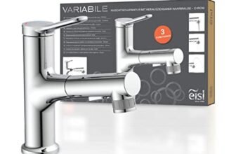 EISL VARIABILE NI075VARCR, rubinetto bagno lavabo, rubinetto da bagno con doccetta estraibile, miscelatore per lavabo con doccetta, miscelatore lavabo bagno, cromo