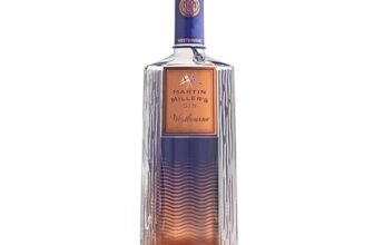Martin Miller’s Gin Westbourne, 700ml, Ideale per Martini, Note Agrumate e di Liquirizia, Premium Gin Inglese, Distillato Miscelato con Acqua di Sorgente Islandese, Idea Regalo, 45,2% Vol.