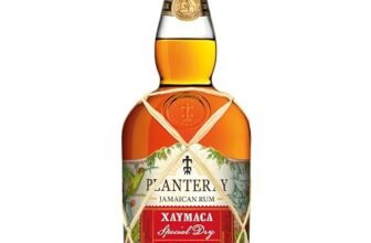 Planteray Rum Xaymaca, 700ml, Ideale per Mai Tai, Note Fruttate, Leggermente Affumicate ed Erbacee, Rum Scuro Artigianale Jamaicano, Preparato 100% Pot Still, Idea Regalo, 43% Vol.
