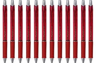 Pentel BX480 sfera Feel-it! scatto 1,0 mm rosso 12 pz