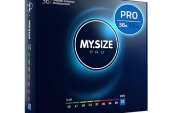MY.SIZE PRO Preservativi ELITE taglia 8, 72 mm, XXXL, 36 preservativi, vestibilità perfetta e dimensioni adatte a tutti