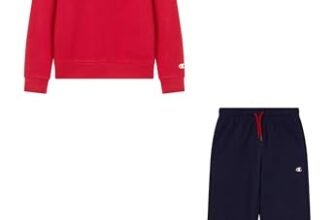 Champion Legacy – Tuta da ragazzo, per il ritorno a scuola, taglia XXS, colore: rosso, Rosso, XXS