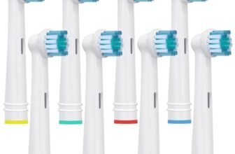 Testine di ricambio per spazzolini – Testine Spazzolino Elettrico Compatibili con Oral B Vitality, Precision Clean，Advance Power, Sensitive, Genius Series e Altri Modelli – Di Kisstta (8)