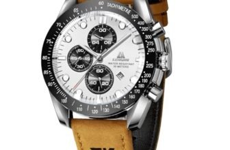 LN LENQIN Orologio Uomo Orologi Analogici Al Quarzo Da Uomo Impermeabili 30M Orolog Da Lavoro Alla Moda Con Datario Orologio in Pelle