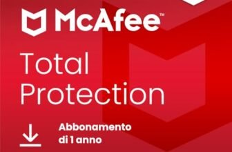 McAfee Total Protection – 4 più 1 Dispositiv aggiuntivo 2025 | Antivirus, VPN gestore delle password, software di sicurezza,| Abbonamento di 1 anno con rinnovo automatico, Scarica
