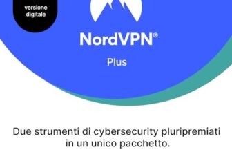 NordVPN Plus, 1-Anno, VPN e Software Password Manager, Codice Digitale
