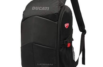 Ducati Urban Comfort backpack, Waterproof, For bikes and scooters, For Adults Black, Black, One Size, Classic