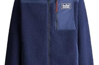 Red Bull Racing X Pepe Jeans Maglieria Ibrida in Pile Sherpa da Uomo, Blu (Eton Blue), M, Blu (Eton Blue), M