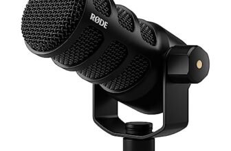RØDE PodMic USB Microfono Dinamico Broadcast Versatile con Connettività XLR e USB per Podcasting, Streaming, Gaming, Produzione Musicale e Creazione di Contenuti
