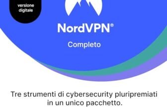 NordVPN Completo, 1-Anno, VPN e Cybersecurity Software, Codice Digitale