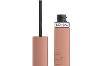 L’Oréal Paris Rossetto Liquido, Colore Intenso, Formula Matte a Lunga Durata, Con Acido Ialuronico, Resistente alle Sbavature, Infaillibile Matte Resistance, Tonalità: 105 Breakfast In Bed