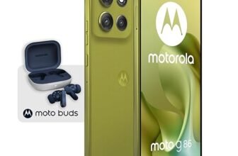 Motorola moto g86 + moto buds 8/256GB, Fotocamera 50MP + sensore antisfarfallio, Display 6.67″ pOLED 120Hz, batteria 5200mAh, MediaTek Dimensity 7300, Android 15 Golden Cypress, With Buds Blu