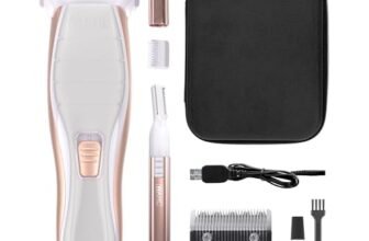 WAHL Shave & Smooth, rasoio da donna, depilatore da donna, trimmer corpo 2 in 1, modellatore sopracciglia di precisione, rasoio corpo ricaricabile, comfort e controllo