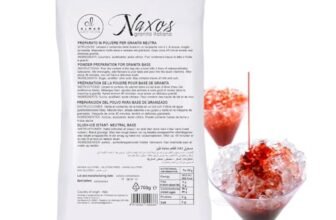 Almar – Granita NAXOS Base Neutra 700g, Fino a 20 Gusti Con Un Solo Granitore, Senza Glutine o Allergeni, Per Bar, Chioschi e Uso Domestico, Ideale anche Per Macchine Come Ninja Creami