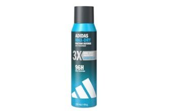 adidas Max Dry 96H Sport Scent, Deodorante Spray Antitraspirante, Con Allantoina, 3 Volte in Più di Protezione dal Sudore, Profumo Aromatico Ambrato