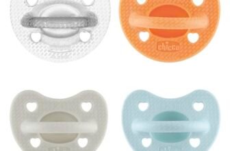 Physioforma Gommotto Luxe, Ciuccio In Silicone 6-16 Mesi, Gommotto Morbido E Delicato, Supporta La Respirazione Fisiologica, Favorisce il Corretto Sviluppo della Bocca, 4 Pezzi, Offerta Convenienza