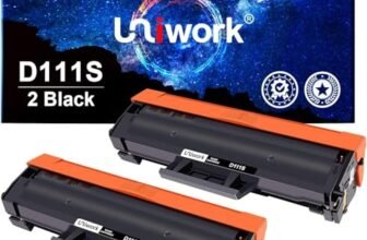 Uniwork MLT-D111S Compatibili per Samsung MLT-D111L D111S Toner per Xpress SL M2026W M2070 M2070W M2070FW M2026 M2020 M2020W M2022 M2022W M2070F M2078W M2021 M2021W M2078W (Nero, 2-Pack)