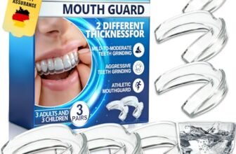 6 Pezzi 2 Taglie Bite Bruxismo Notturno, Riutilizzabile Paradenti Per Digrignare I Denti, Bait Protezione Denti Notturno, Migliora La Qualità Del Sonno, Unisex