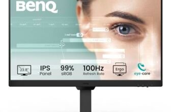 BenQ GW2490T 23,8″ IPS 1080p Home Office Monitor, FHD, 100 Hz, ergonomisch design, 99% sRGB, VESA, HDMI, DP, B.I., Flicker Free, Low Blue Light, ePaper, Coding-modus, TÜV Rheinland Certified