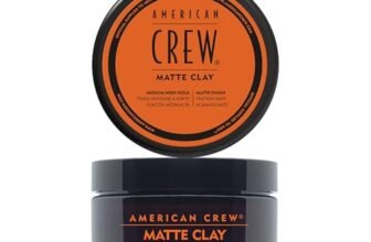 American Crew Matte Clay, Cera Capelli Uomo, Tenuta Medio/Alta & Finish Opaco, Dona Texture e Controllo, 85g