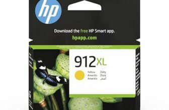 HP 912XL Giallo, 3YL83AE, Cartuccia Originale HP ad Alta Capacità da 825 pagine, Compatibile con Stampanti HP OfficeJet Pro Serie 8010 e 8020