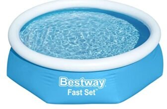 Bestway 57448 Piscina fuori terra gonfiabile Fast Set da 244×61 cm
